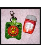 In Hoop Mouse Pumpkin Hand Sanitizer Case