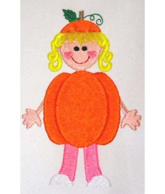 Fringe Pumpkin Girl