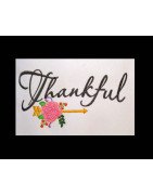 Thankful With Rose Applque