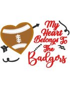Badger Heart Saying