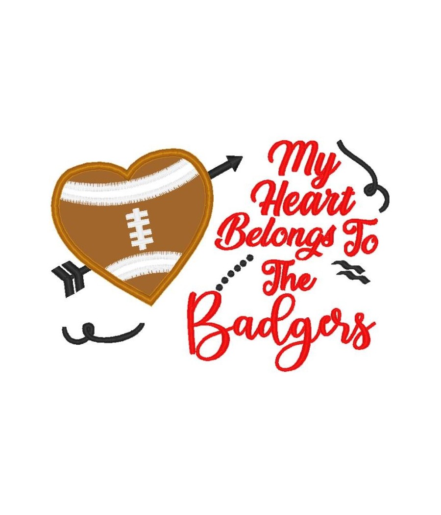 Badger Heart Saying