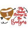 Badger Heart Saying