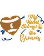 Broncos Heart Saying