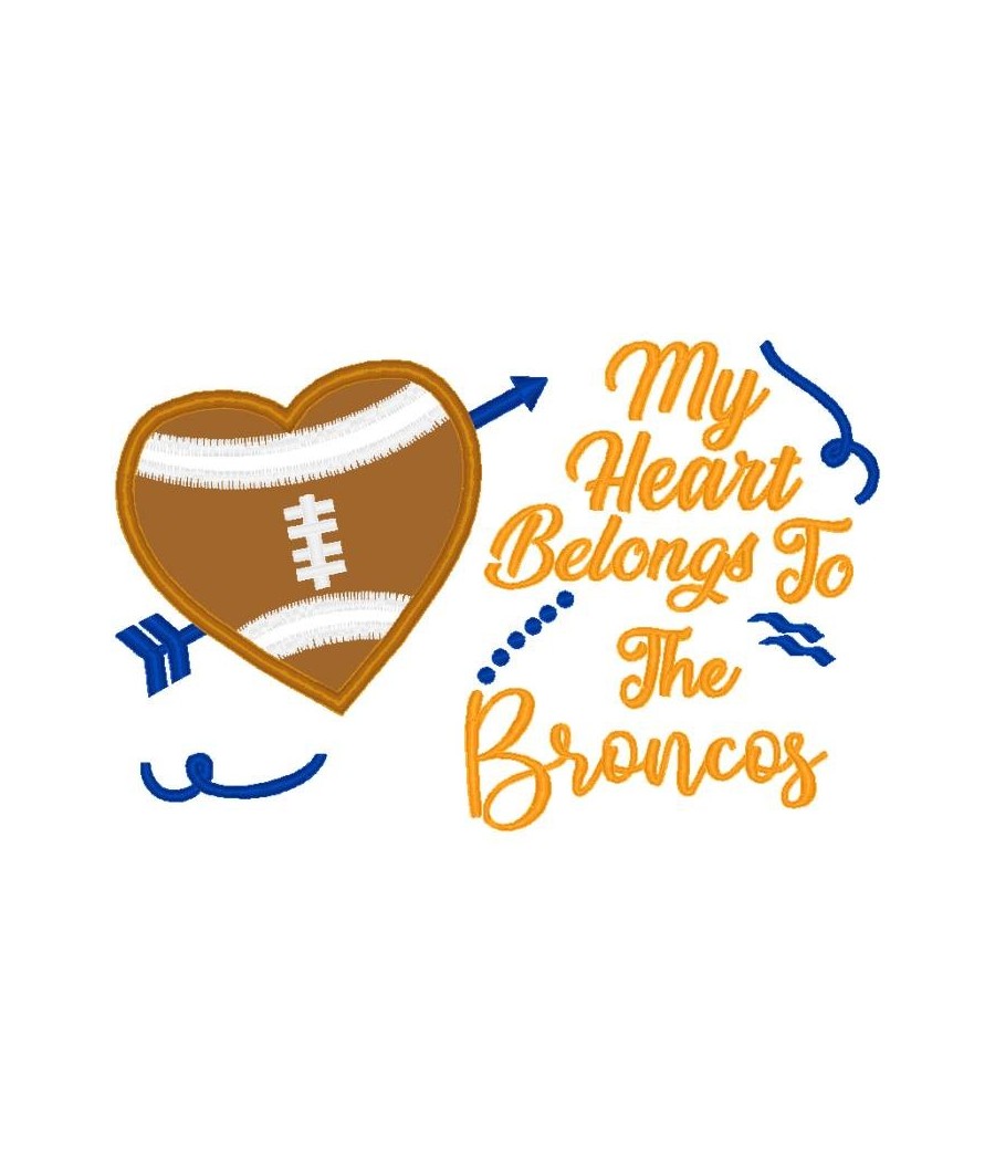 Broncos Heart Saying