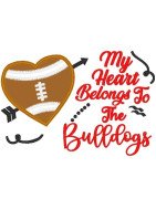 Bulldogs Heart Saying