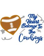 Cowboys Heart Saying