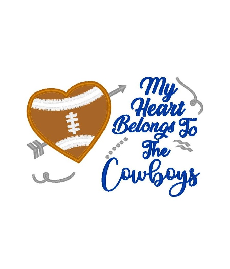 Cowboys Heart Saying