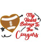 Cougars Heart Saying