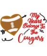 Cougars Heart Saying