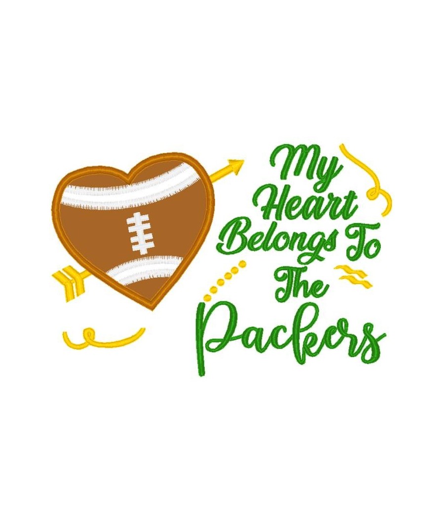 Packers Heart Saying