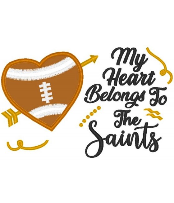 Saints Heart Saying