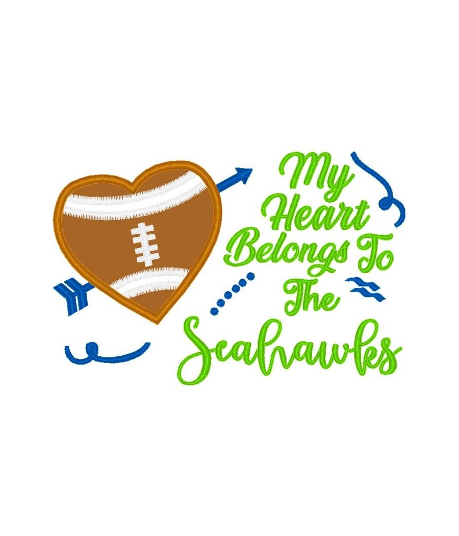 Seahawks Heart Saying