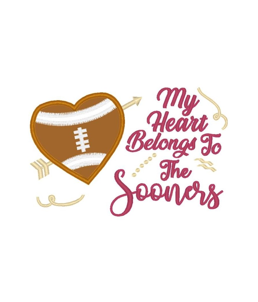 Sooners Heart Saying