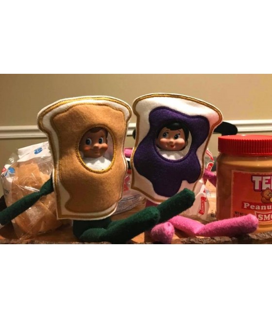 In Hoop Elf Peanut Butter and Jelly Costume