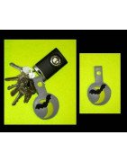 In Hoop Moon and Bat Key Fob