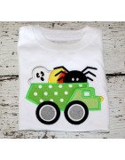 Halloween Dump Truck  Applique