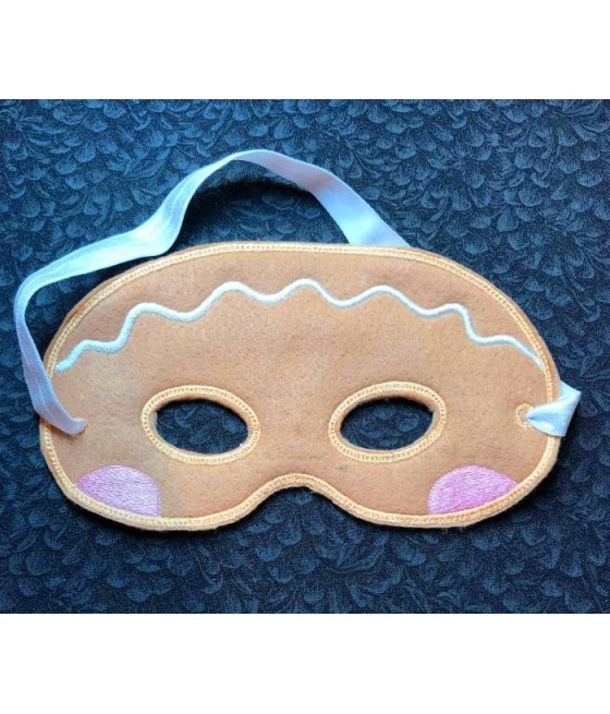 In Hoop Gingerbread Mask