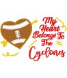 Cyclones Heart Design