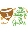 Gators Heart Saying