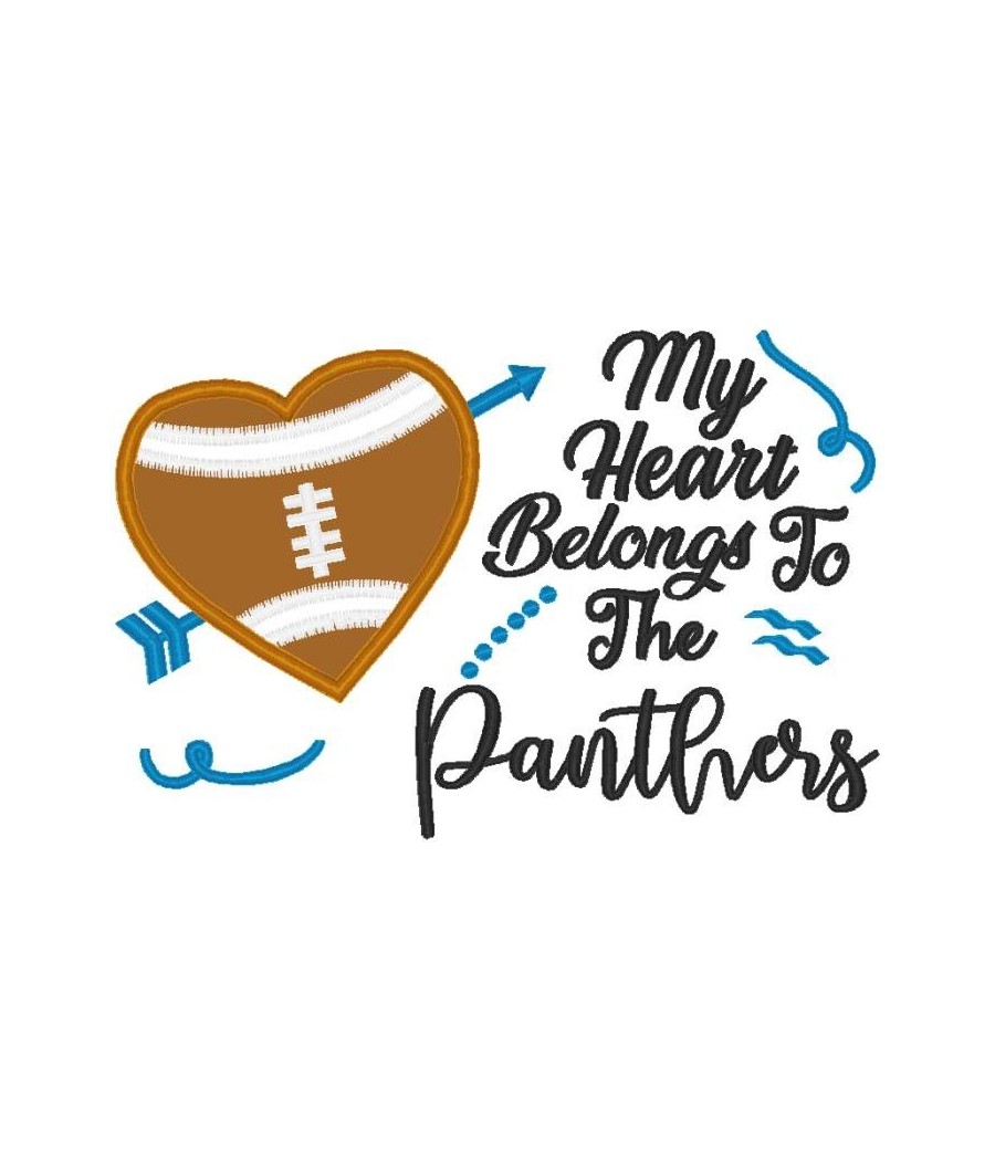 Panthers Heart Design