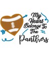 Panthers Heart Design