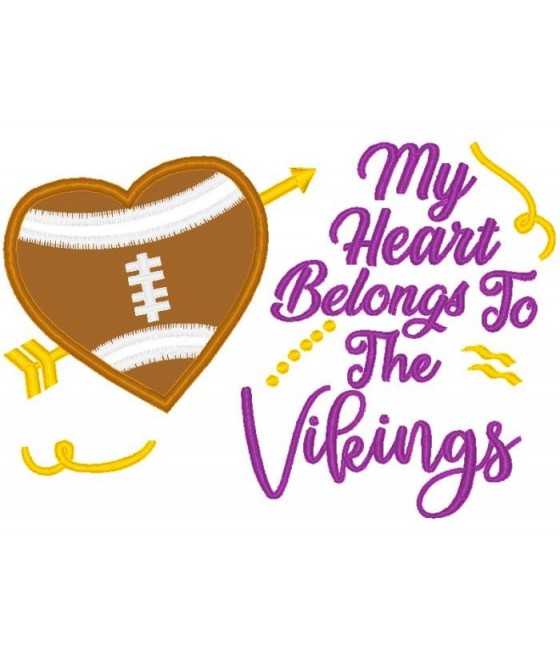 Vikings Heart Saying