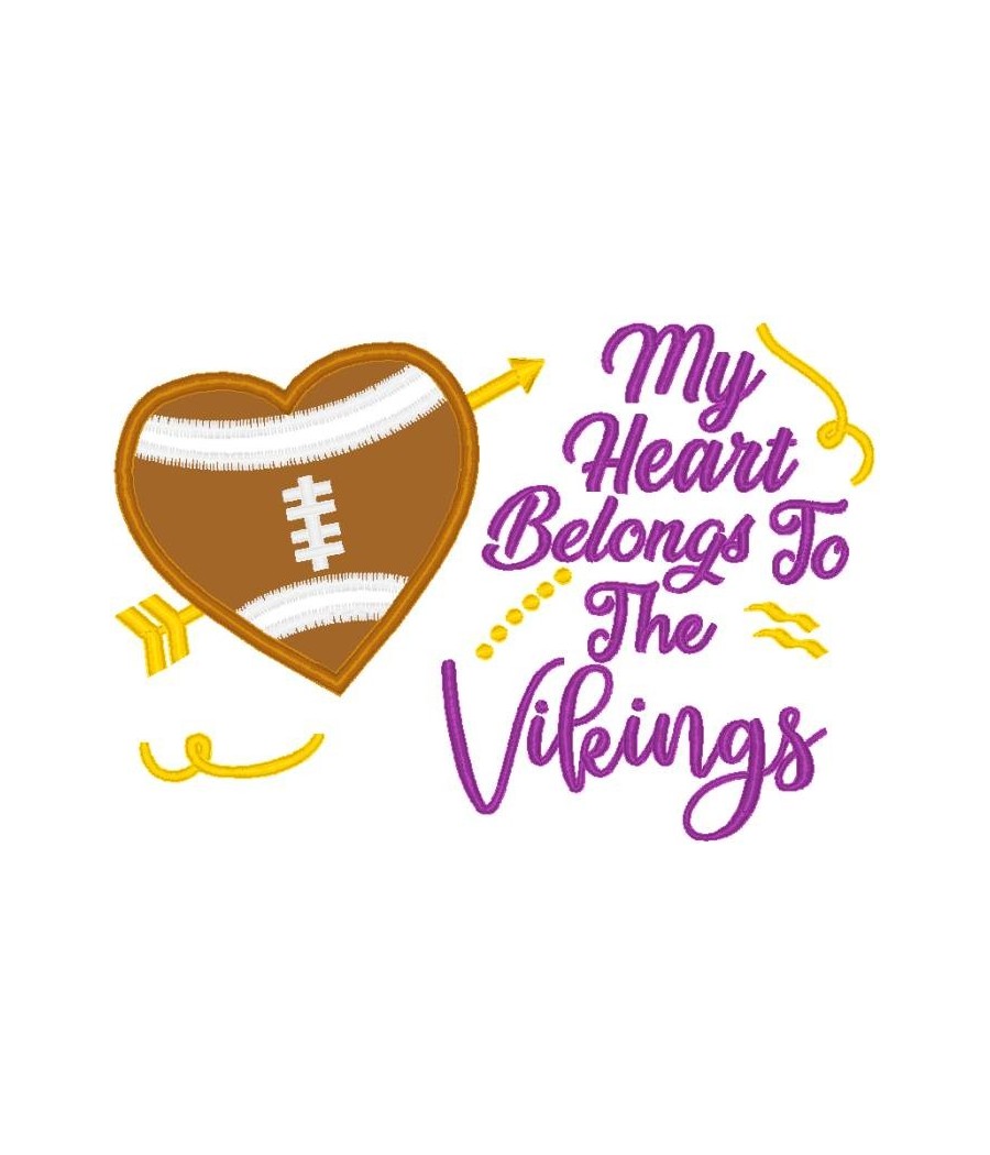 Vikings Heart Saying