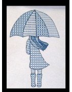 Mandala Umbrella Girl