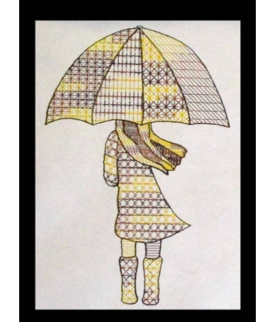 Mandala Umbrella Girl
