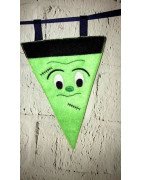 In Hoop Halloween Banner Pendant Set