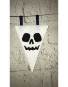 In Hoop Halloween Banner Pendant Set