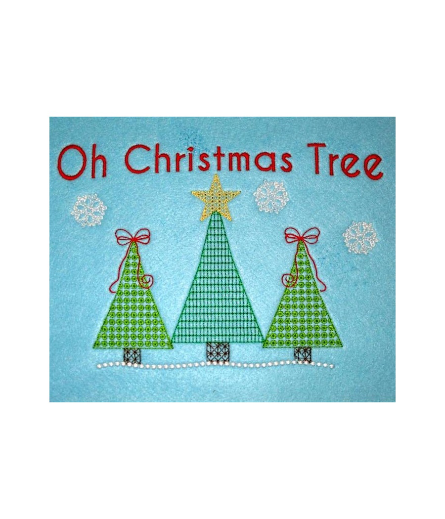 Oh Christmas Tree Line Art