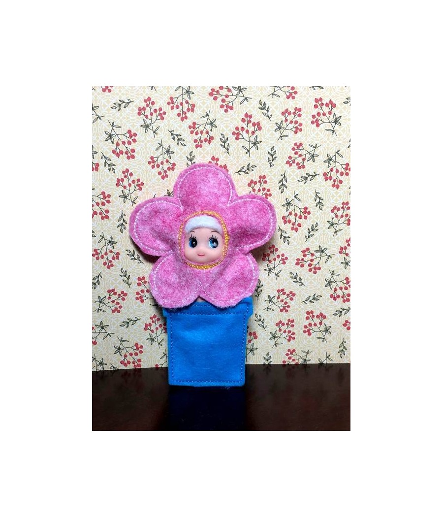 In Hoop Elf Baby Flower Pot Costume