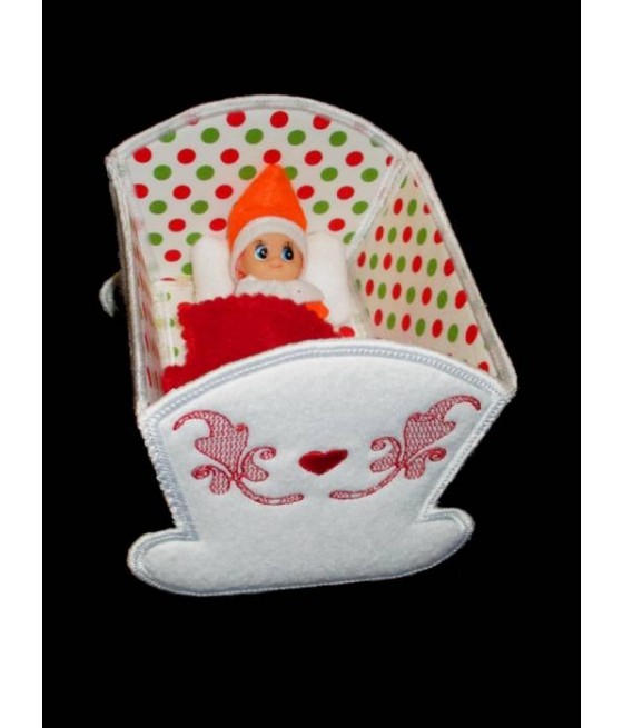 In Hoop Elf Baby Cradle 