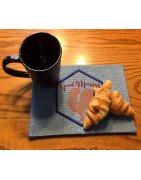 In Hoop Good Morning Mug Rug 