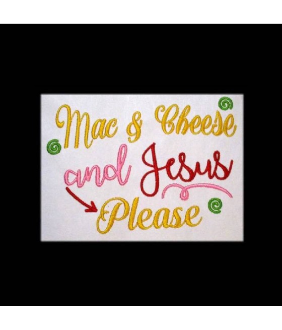 Mac and Cheese Jesus Saying