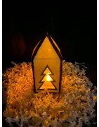 In Hoop Christmas Tree Tealight Candle Holder