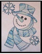 Mandala Snowman Head