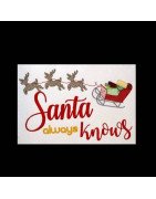 Santa Always Knows Saying