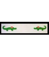 Mini Monograms Alligators with Flower