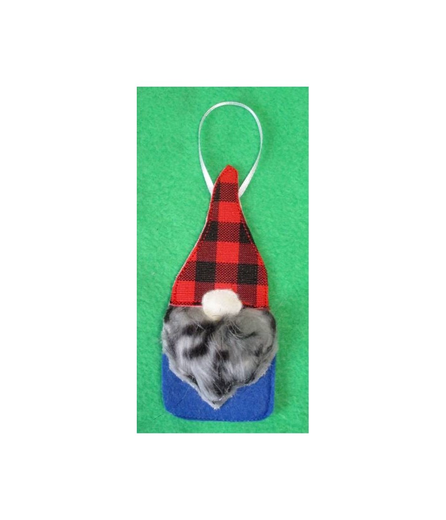 In Hoop Gnome Ornament with Pocket