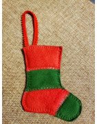 In Hoop Quilted Stocking Ornament with Pocket
