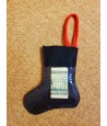 In Hoop Quilted Stocking Ornament with Pocket