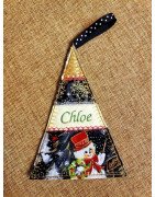 In Hoop Quilted Tree Ornament with Pocket