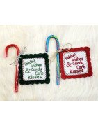 In Hoop Candy Cane Tag