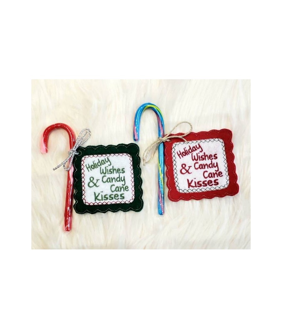 In Hoop Candy Cane Tag
