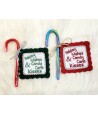 In Hoop Candy Cane Tag