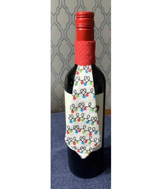In Hoop Tie for a Wine Bottle