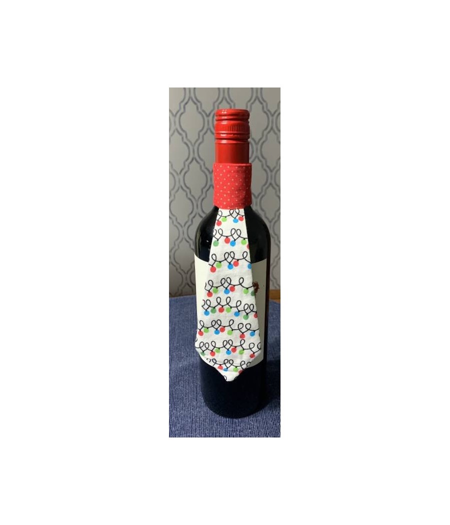 In Hoop Tie for a Wine Bottle