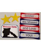 Welcome Home Soldier Yard Sign